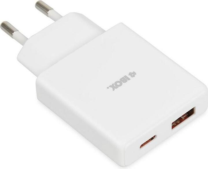 Actual product image iBox C-43 Slim GaN PD30W mains charger white (30 W)