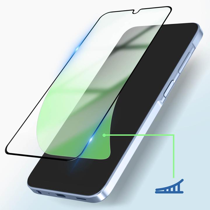 Immagine prodotto Avizar Pellicola di protezione del display in vetro di durezza 9H (1 Pezzo/i, Samsung Galaxy A15)