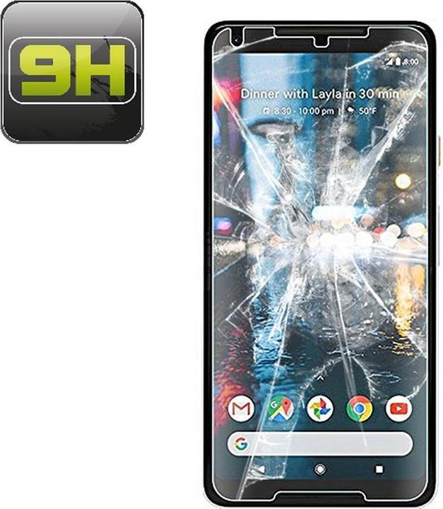 Produktbild Protectorking 1x echtes Tempered 9H Panzerhartglas 3D KLAR (1 Stück, Google Pixel 2 XL)