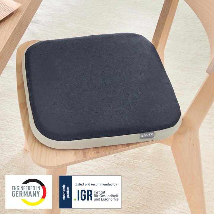 Productafbeelding Leitz Zitkussen + Active Balance stof fluweelgr. (37 x 6 x 36,5 cm)