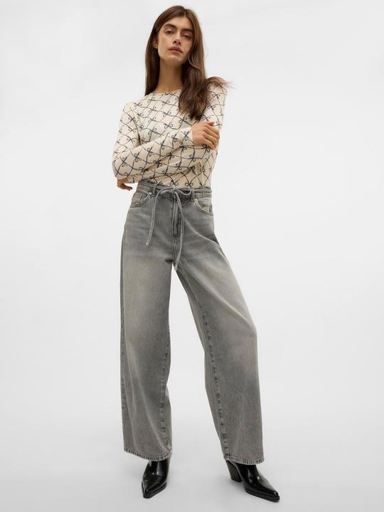 Produktbild Vero Moda VMWIEN Mid Rise Weiter Beinschnitt Jeans Weit geschnitten (W26/L32)