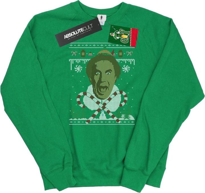 Elf Christmas Fair Isle Sweatshirt (L)