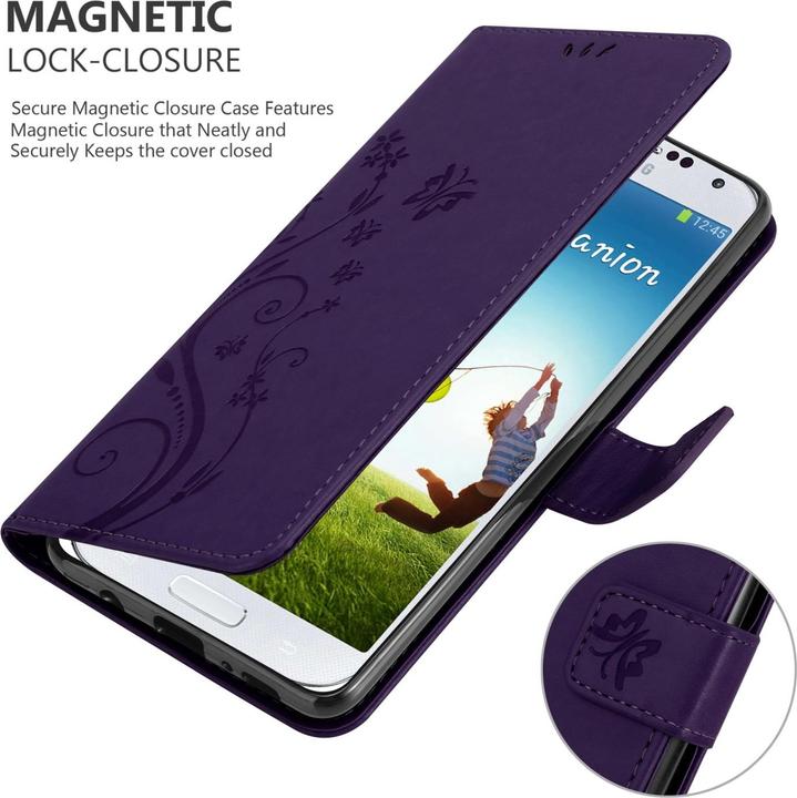Immagine prodotto Cadorabo Custodia a libro floreale per Samsung Galaxy S4 (Samsung Galaxy S4)