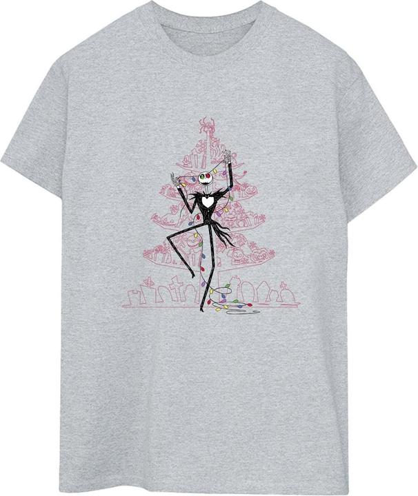 Disney The Nightmare Before Christmas Tree Pink TShirt (M)