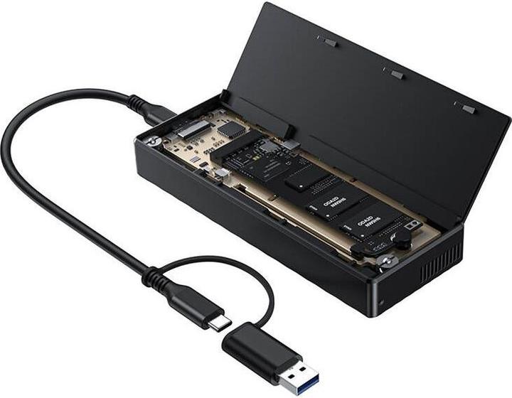 Image du produit Mokin SSD Enclosure USB4 40Gbps M.2 NVMe (black) (M.2 2242, M.2 2260, M.2 2280, M.2 2230)