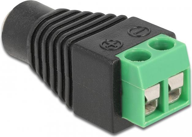 Delock Adapter DC 1,35 x 3,5 mm Buchse > Terminalblock 2 Pin