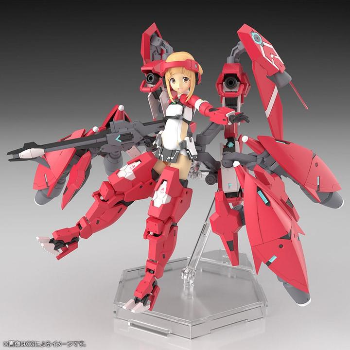 Actual product image Kotobukiya Alice Gear Aegis Expansion Megami Device Plastic Model Kit Nodoka Takahata Shimon 20 cm