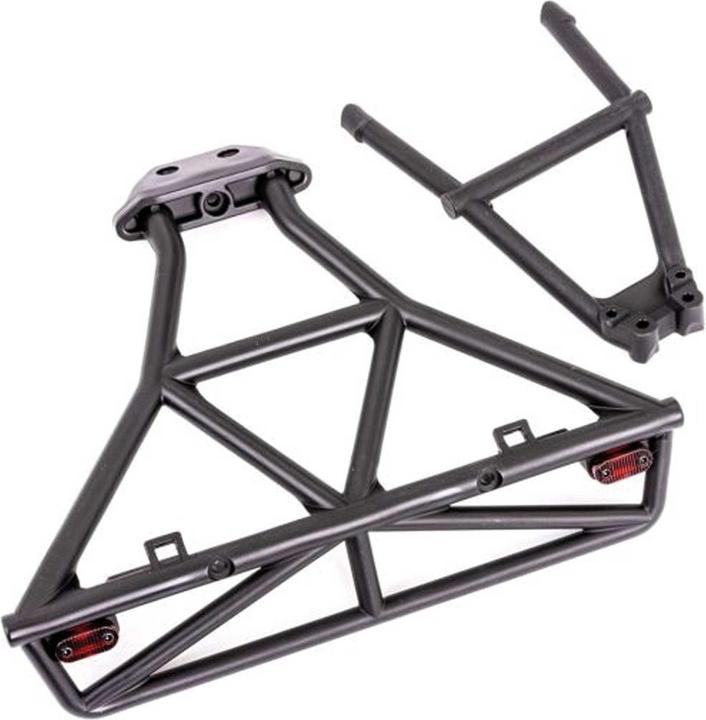 Traxxas bumper + bracket rear with led light mounting 4wd slash