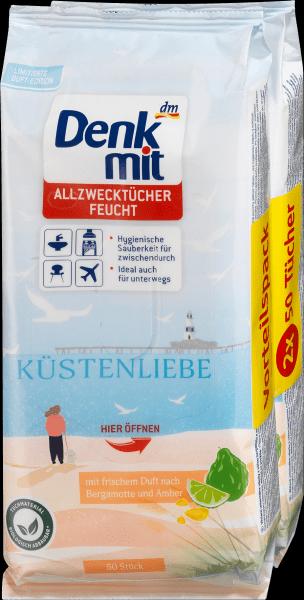 Produktbild dm Denkmit Feuchte Allzwecktücher (100 Stück)
