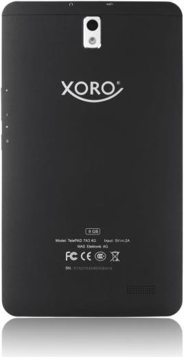 Produktbild Xoro TelePAD 7A3 (4G, 7", 8 GB, Schwarz)