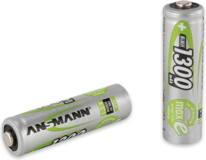 Produktbild Ansmann Batterie AA-Typ - NiMH - (wiederaufladbar) (1 Stk., AA, 1300 mAh)