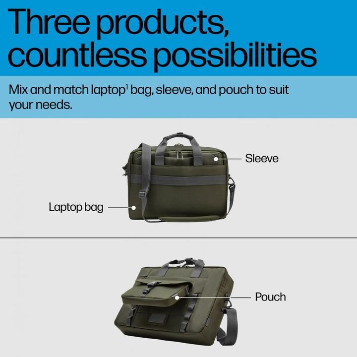 Actual product image HP 15.6-inch Modular Laptop Bag (15.60", HP)