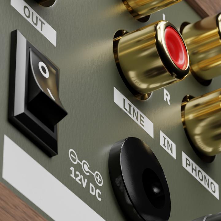 Actual product image Rodec BUNK 01 WALNUT / GREEN (Studio- and Livemixer)