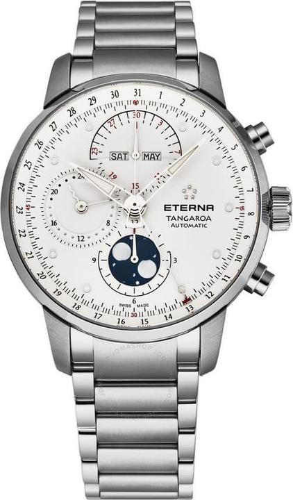 Produktbild Eterna Tangaroa Automatic White Dial Men's Watch.294941671260 (Analoguhr)