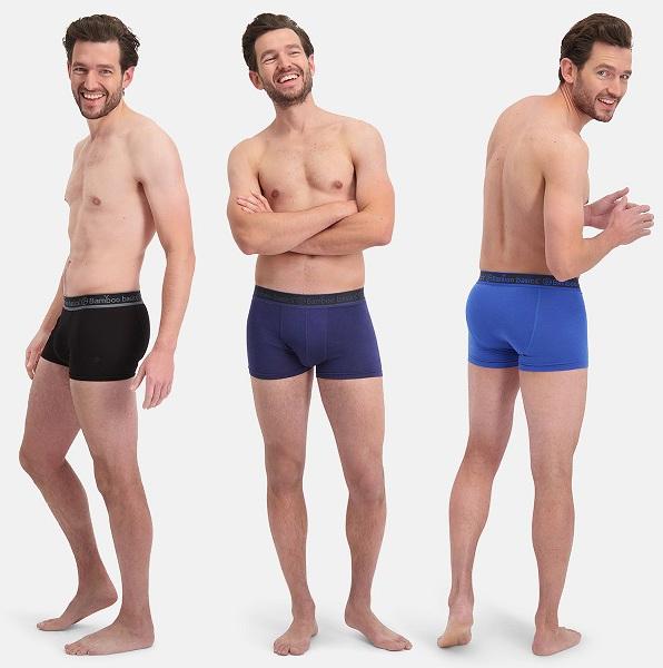 Actual product image Bamboo Basics Trunk Boxer Shorts Liam (3-Pack) (M, pack of 3)