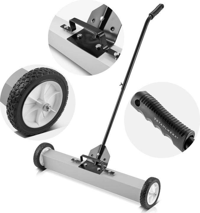 Produktbild Stahlwerk Magnet-Bodenkehrer MBK-30 ST mit 762 mm Breite 20 kg Fassungsvermögen