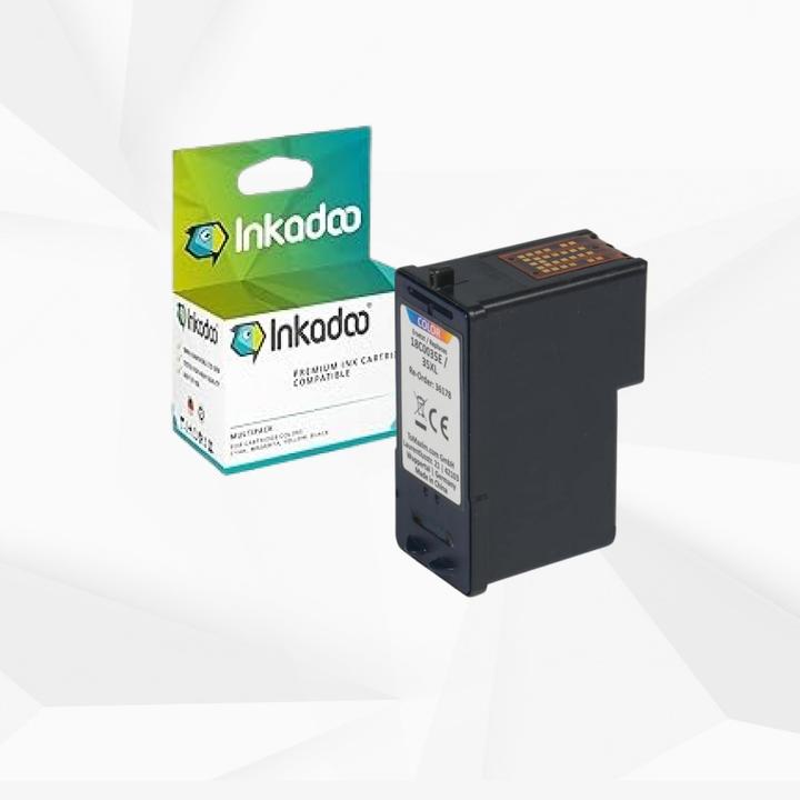Produktbild Inkadoo Druckerpatronen kompatibel zu Lexmark 18C0035E / 35XL Druckkopfpatrone, color Farbe (Color)