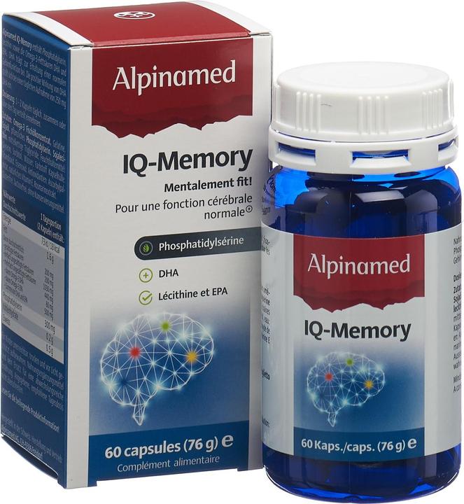 Actual product image Alpinamed IQ memory (1 Piece, Capsules, 120 g)