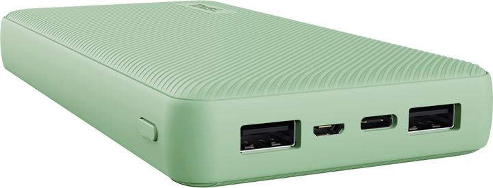 Produktbild Trust POWER BANK USB 20000MAH/PRIMO GREEN 25027 (20000 mAh, 15 W, 74 Wh)