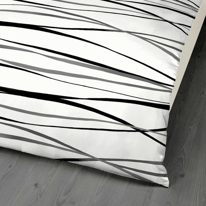 Produktbild BettwarenShop Bibermotion black&white (Bettwäsche Set, 135x200 cm + 80x80 cm)