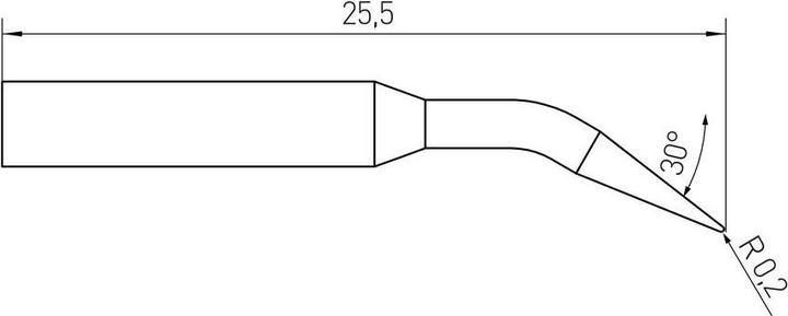 Immagine prodotto Weller Erem Weller RTMS 004 C X M Punta di saldatura conica Dimensioni 0,40 mm Contenuto 1 pz. (Punta di saldatura)