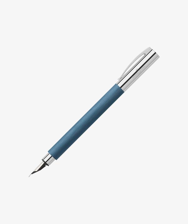 Produktbild Faber-Castell Füllfederhalter (Blau, Chrom, 1 x)