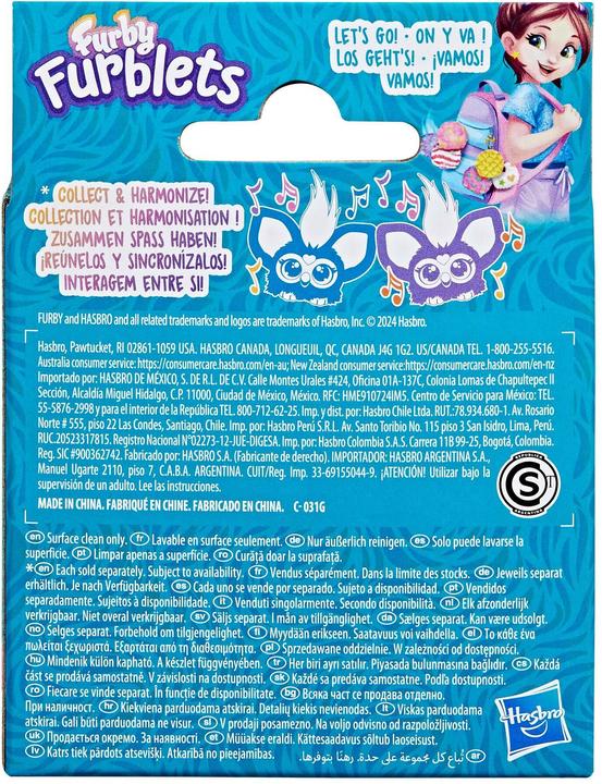 Nutritional values and ingredients Furby Furblets Bub-Lee (5 cm)
