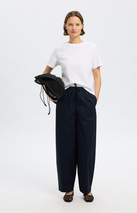 Produktbild Selected Femme 100% Baumwoll T-Shirt mit Rundhalsausschnitt (XS)