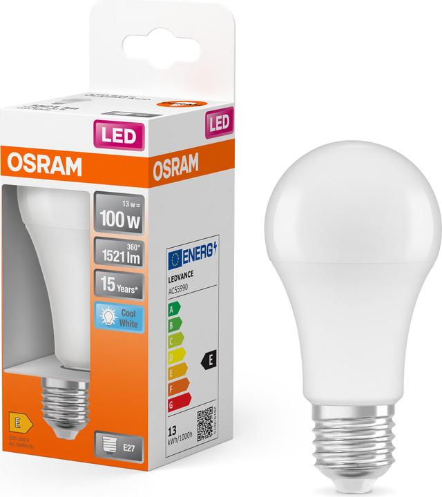 Produktbild Osram Led Star Classic A (E27, 13 W, 1521 lm, 1 x, F)