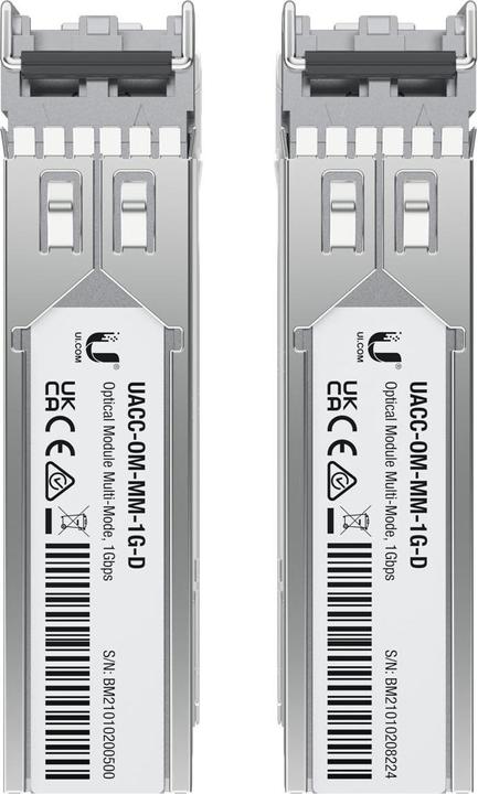 Actual product image Ubiquiti SFP+ Module 1 Gbps, Pack of 20