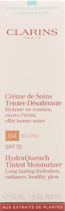 Actual product image Clarins Multi-Hydratante Tinted Moisturiser No. 04 Blond (No. 04 Blonde)