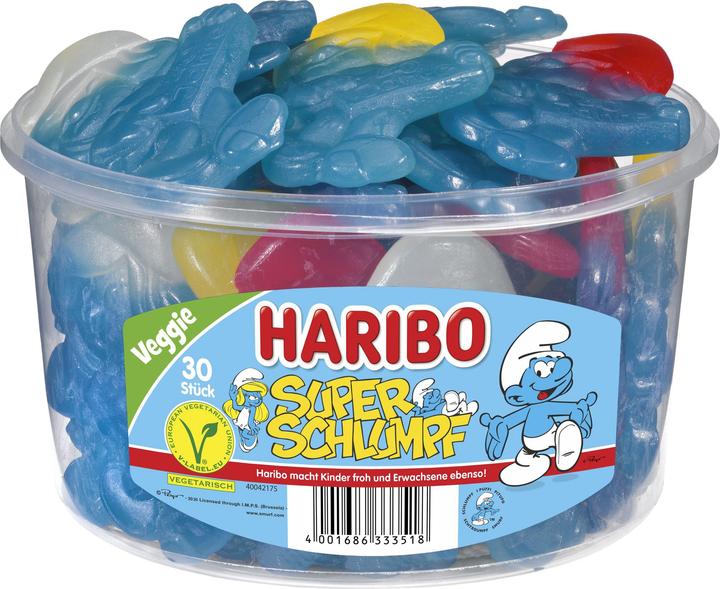 Produktbild Haribo Super Schlumpf 30er (30 Stk., 1440 g)
