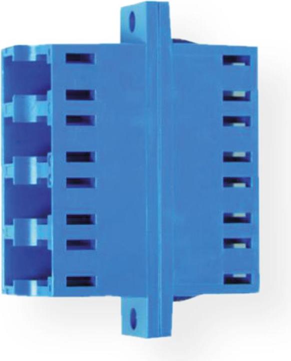 Actual product image Telegärtner ceramic sleeve Multimode and Singlemode LC Quad Adaptor