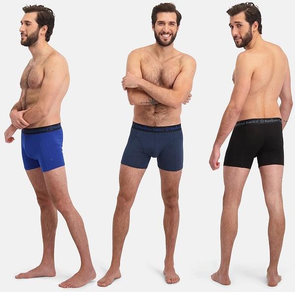 Immagine prodotto Bamboo Basics Boxer Rico (confezione da 3) (S, confezione da 3)