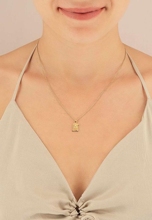 Image du produit Muau Angel pendentif yellow gold 750 scroll, 16x10mm (Or jaune 750/18K)