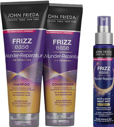 Produktbild John Frieda Frizz Ease - Nachtwunder Set (600 ml, Flüssiges Shampoo)