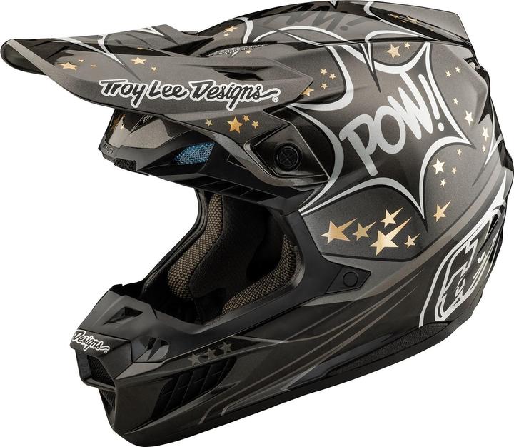 Troy Lee Designs Casco SE5 ECE Carbon MIPS, Cosmic Explosion, grigio, L | 58-59cm (58 - 59 cm, L)