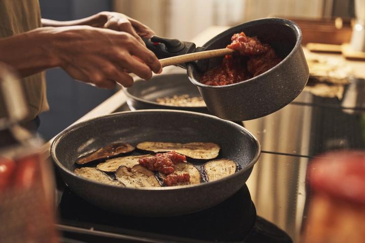 Actual product image Ballarini 4-piece Torre frying pan set 20 + 28cm (Frying pan, Aluminium)