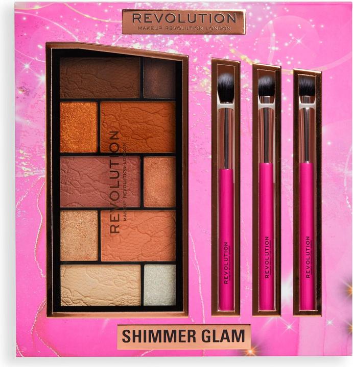 Makeup Revolution Shimmer Glam Eye Gift Set