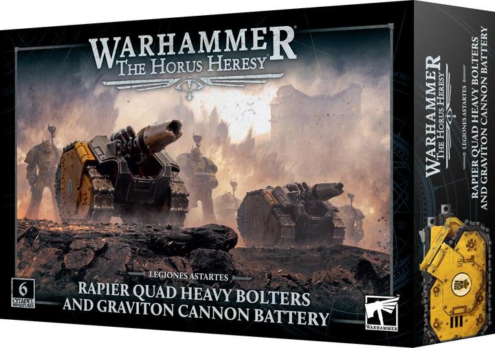 Produktbild Games Workshop Rapier Quad Heavy Bolters and Graviton Cannon Battery (Kunststoff)