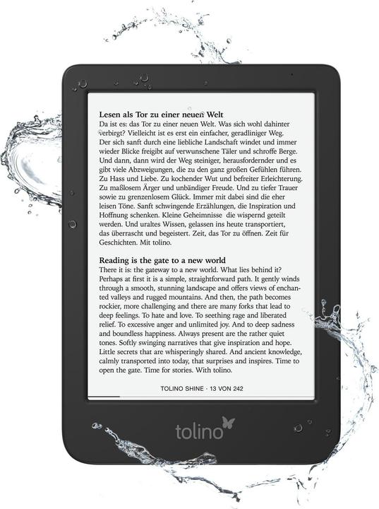 Immagine prodotto tolino Brillare (6", 16 GB, Nero)