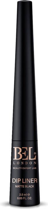 BEL London DipLiner Deep Black Eyeliner with Premium Matte Finish and 75% Natural Ingredients - High Performanc