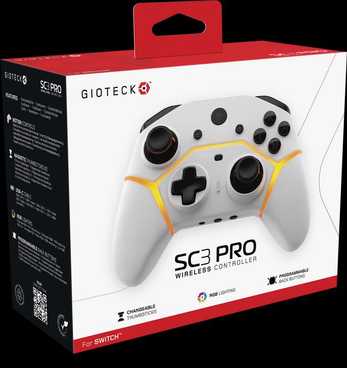 Gioteck SC3 PRO Wireless Controller (Switch, PC, Switch Lite, Switch OLED)