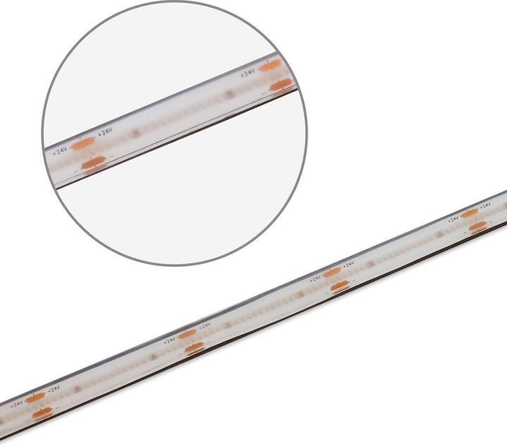 Immagine prodotto Isoled LED HT927/965 COB CCT 2-pin nastro flessibile per ambienti fino a 90°C, 24V DC, 8+8W, IP68, rotolo (500 cm)
