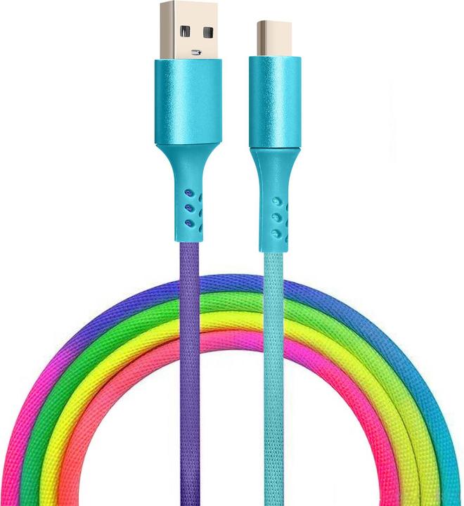 Produktbild Avizar Rainbow USB-C Ladekabel (1 m)