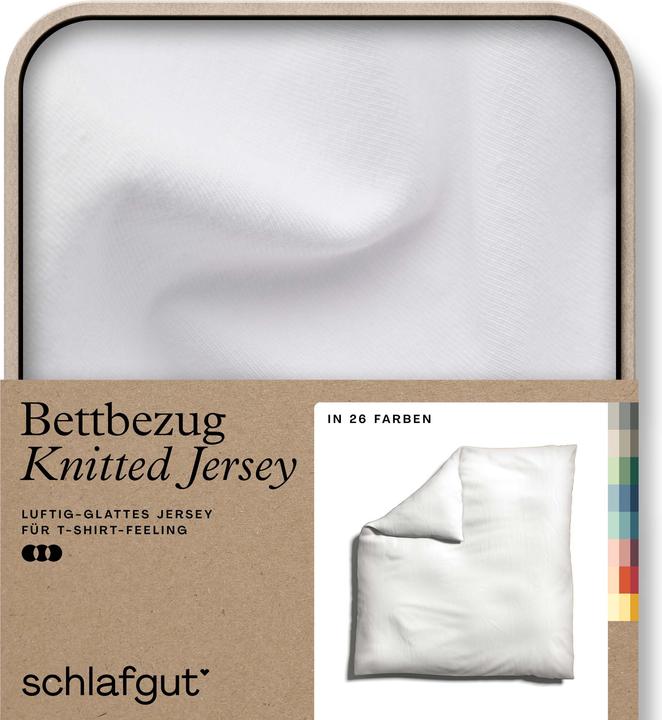 Produktbild schlafgut Knitted Jersey (Duvetbezug, 240 x 220 cm)