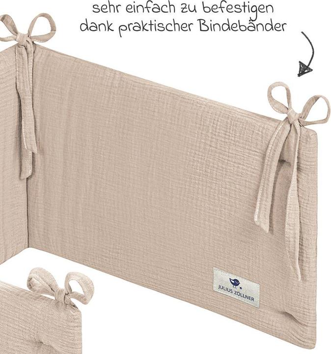 Productafbeelding Julius Zöllner Bed Nest Mousseline 180 x 35 cm