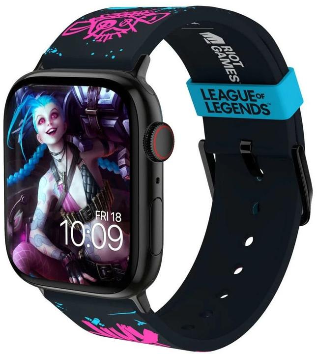 Produktbild Moby Fox League of Legends bracelet pour smartwatch Jinx Graffiti (22 mm, Edelstahl, Silikon)