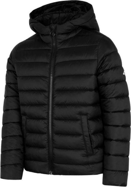 4F Jacke für Mädchen tiefschwarz HJZ22 JKUDP001 20S (122cm) (20)