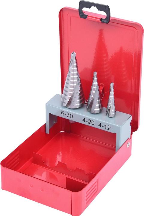Produktbild KS Tools HSS Stufenbohrer-Satz (4 - 12, 6 - 30, 4 - 20)
